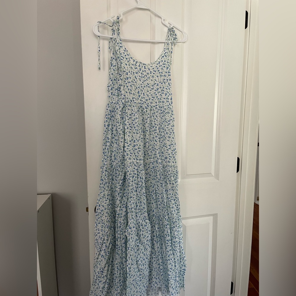 Full Length tiered floral dress